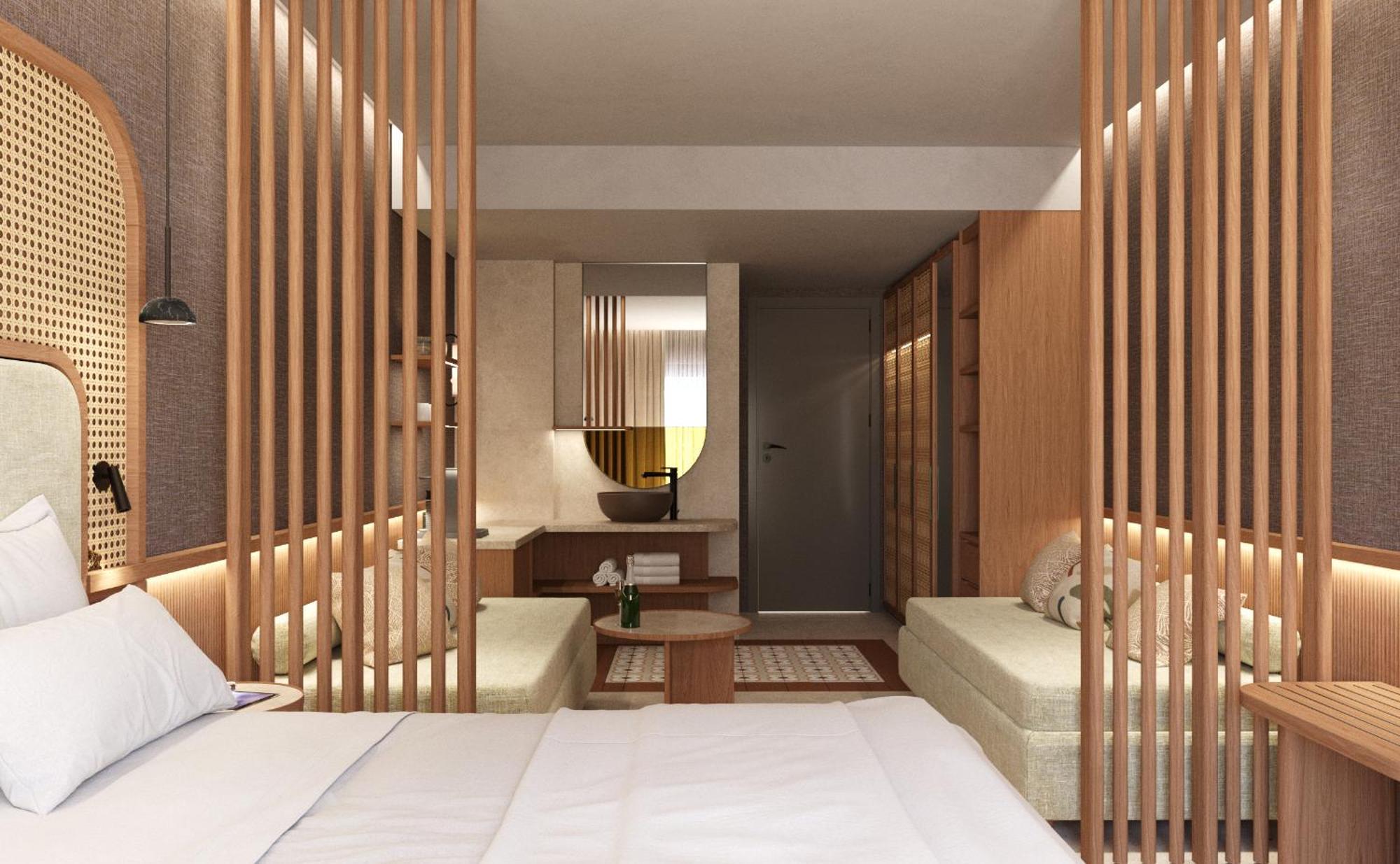 Sentido Apollo Palace เมซอนกิ ภายนอก รูปภาพ A room at the hotel